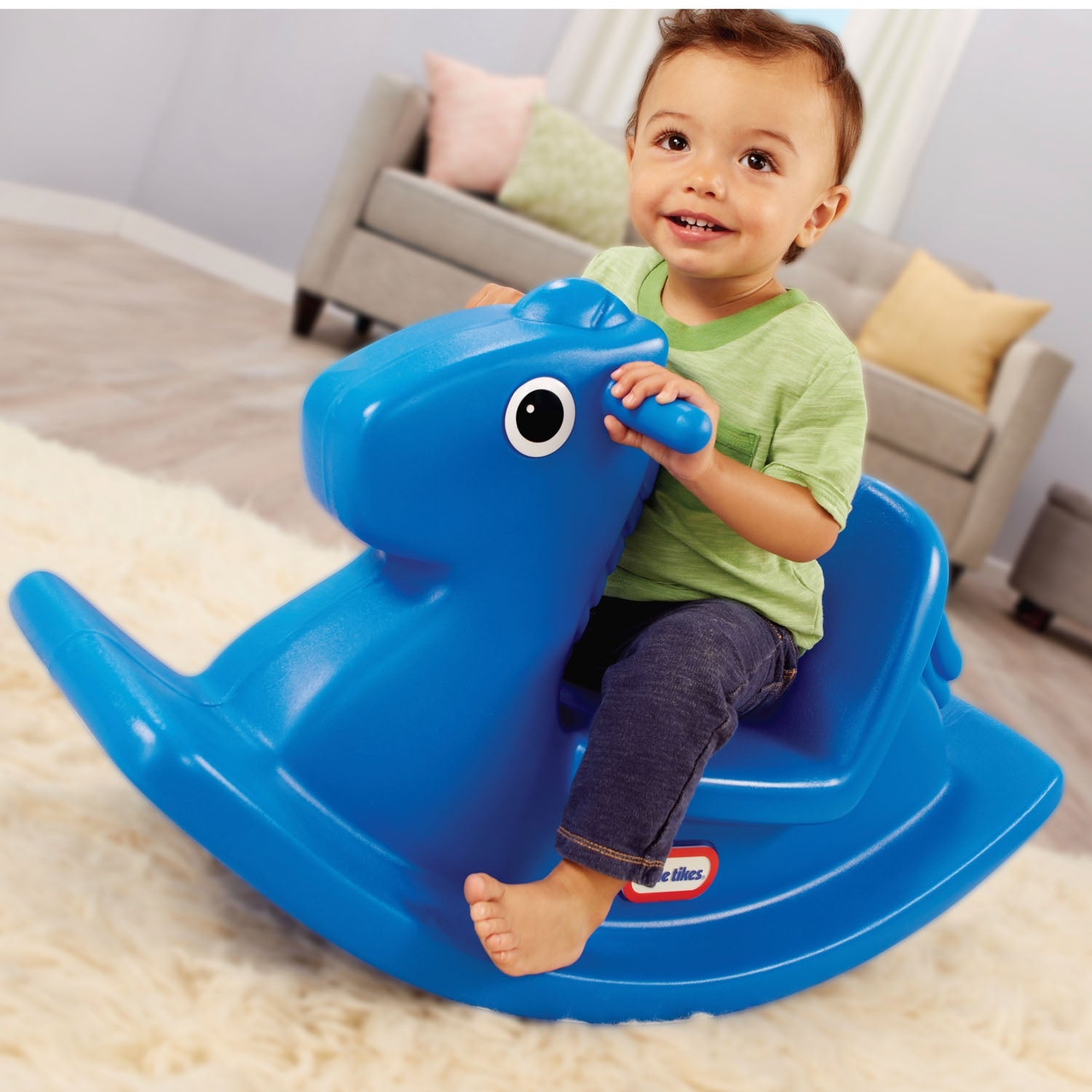 Little Tikes Rocking Horse - Primary Blue - Image 2
