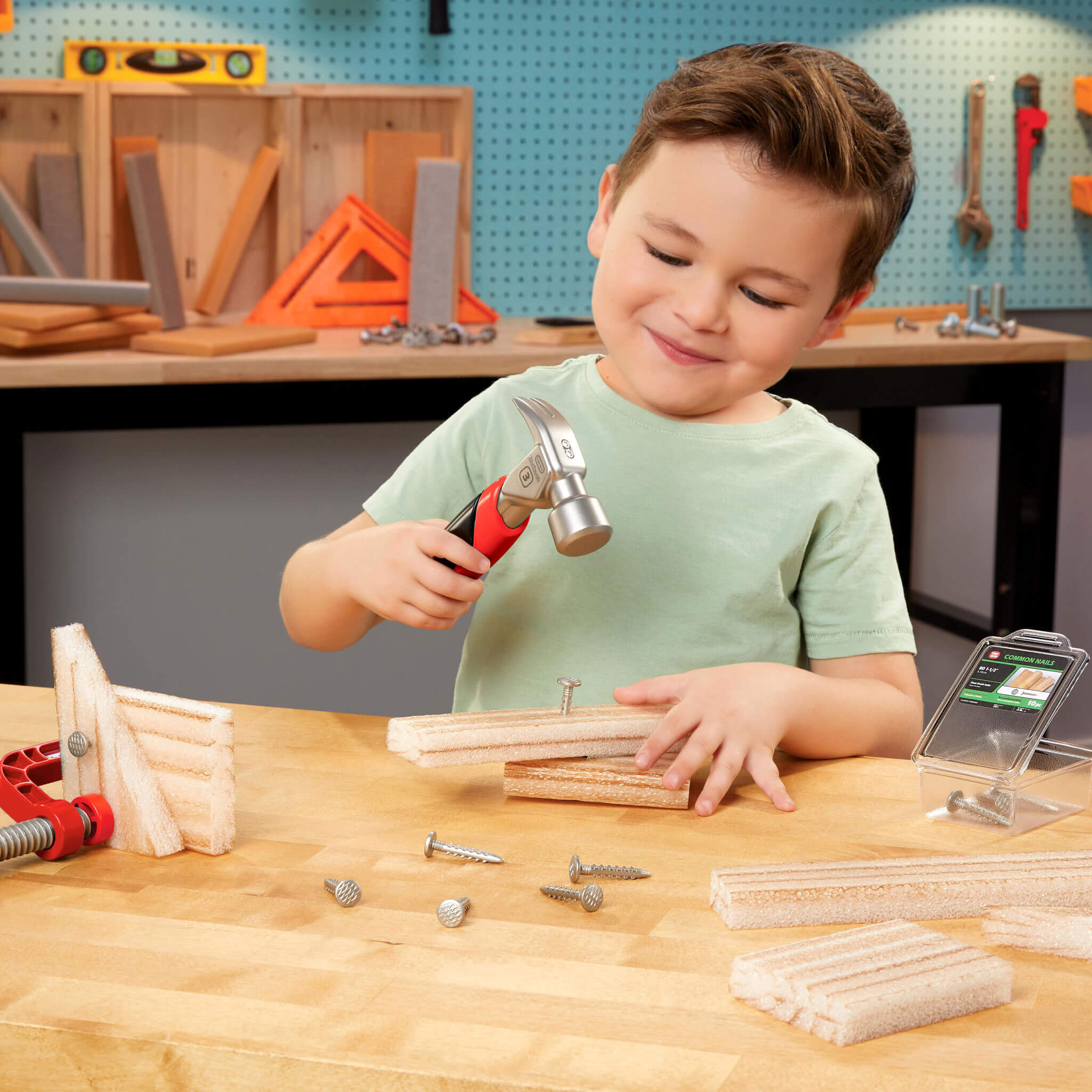 Little Tikes Creative Construction? Hammer and Nail Set - Image 2